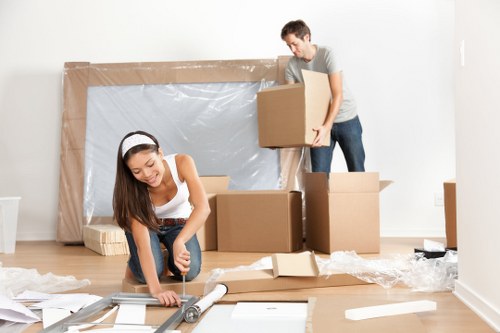 Careful loading of furniture during a Pimlico relocation
