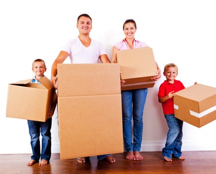 Professional furniture removals in Pimlico on a residential London street