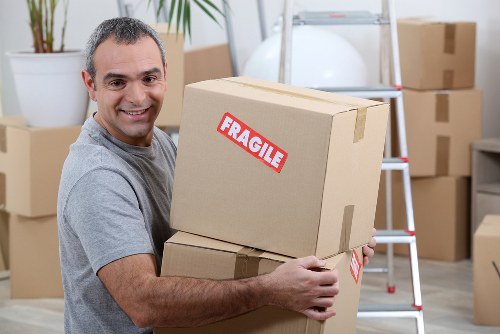 Residents using storage in Pimlico for moving and organising belongings
