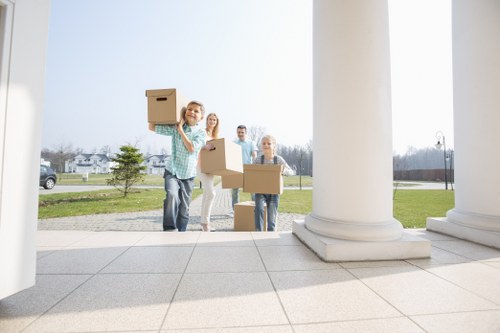 Removal truck hire service for a residential move in Pimlico