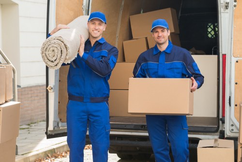 Professional removals team handling house removals in Pimlico