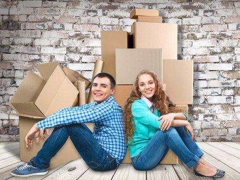 Removal van prepared for house removals in Pimlico