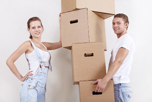 Careful loading of furniture during a Pimlico relocation