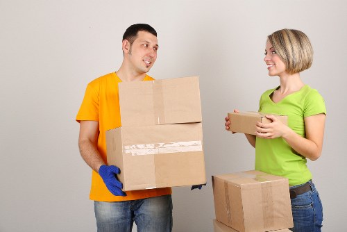Packing and moving assistance for a Pimlico property move