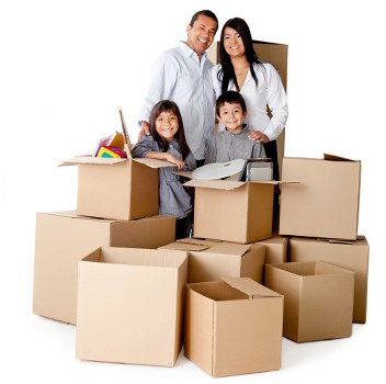 Packing boxes and furniture for a Pimlico relocation