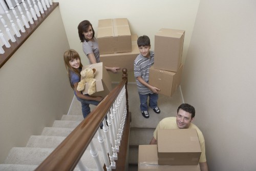 Transporting office furniture during Pimlico office removals